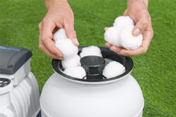 *הזמנה מוקדמת-אספקה במרס 26*צמר גפן למשאבות חול תחליף צמר לחול - 500 גרם