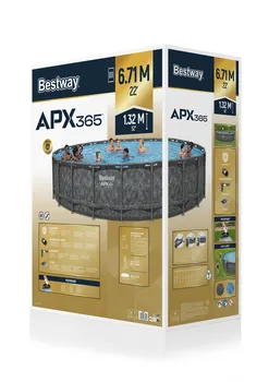 בריכת BESTWAY אולטרה עגולה דגם 561JZ במידה 671X132 מסדרת APX החדשה