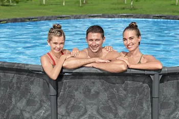 בריכת BESTWAY אולטרה עגולה דגם 561KE במידה 610X132 מסדרת APX החדשה