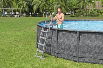 בריכת BESTWAY אולטרה עגולה דגם 561KE במידה 610X132 מסדרת APX החדשה