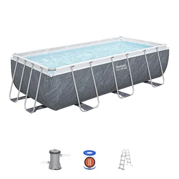 בריכת BESTWAY אולטרה מלבנית במידה 404X201X100 דגם 56721 **דגם 2026**