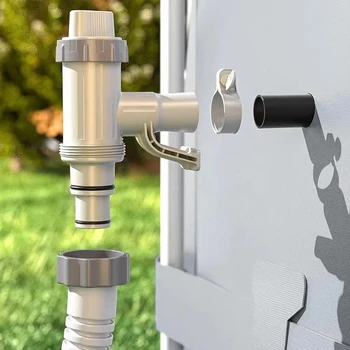 ברז מחבר לבריכות עם צנרת 32 מ"מ ל 38 מ"מ **המחיר לזוג**