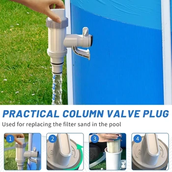 ברז מחבר לבריכות עם צנרת 32 מ"מ ל 38 מ"מ **המחיר לזוג**