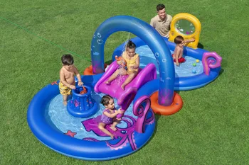 בריכה מתנפחת לילדים אוקינוס 3.30X1.88X1.17 סמ 53167 מבית BESTWAY